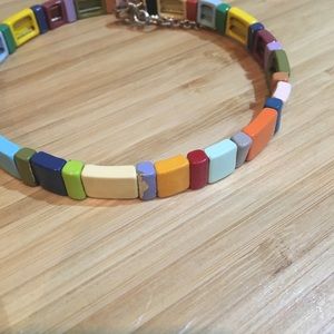 Roxanne Assoulin choker rainbow